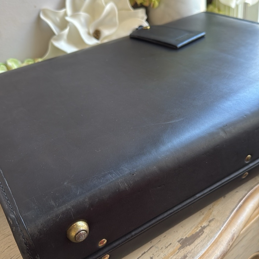 ULTRA RARE! Coach Vintage Classic Legacy Hardshell Briefcase in Black Leather - Picture 8 of 16